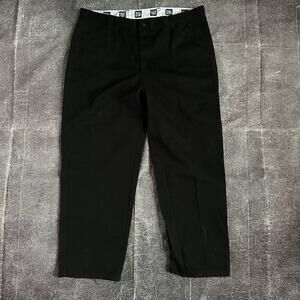 Men's Vintage Y2K FB County Black Gorilla Cut Wide Leg Cargo Pants Sz 44 X 32